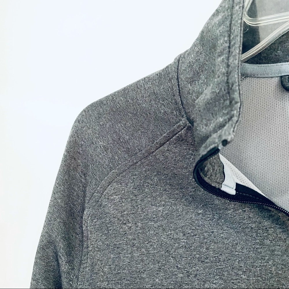 Adidas Climalite Essentials Tech Quarter Zip Grey… - image 6